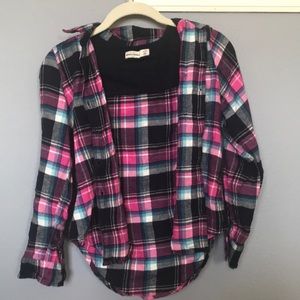 A Abercrombie flannel shirt